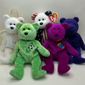 Beanie babies collection lot of 5